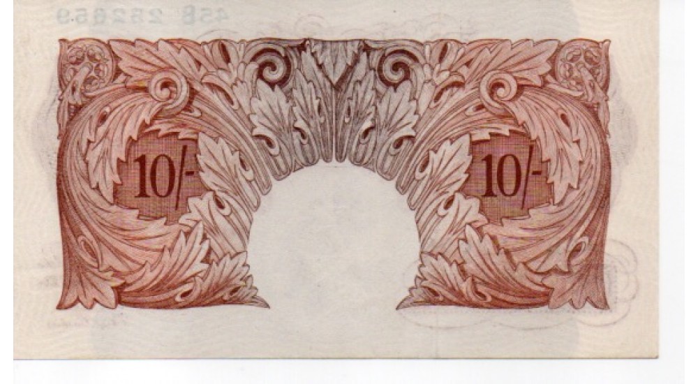 Ten shillings - Beale - 1950 - 45B 252659 - Last Series - UNC B265 - H1036Banknotes Ten shillings - Beale - 1950 - 45B 252659 - Last Series - UNC B265 - H1036Banknotes