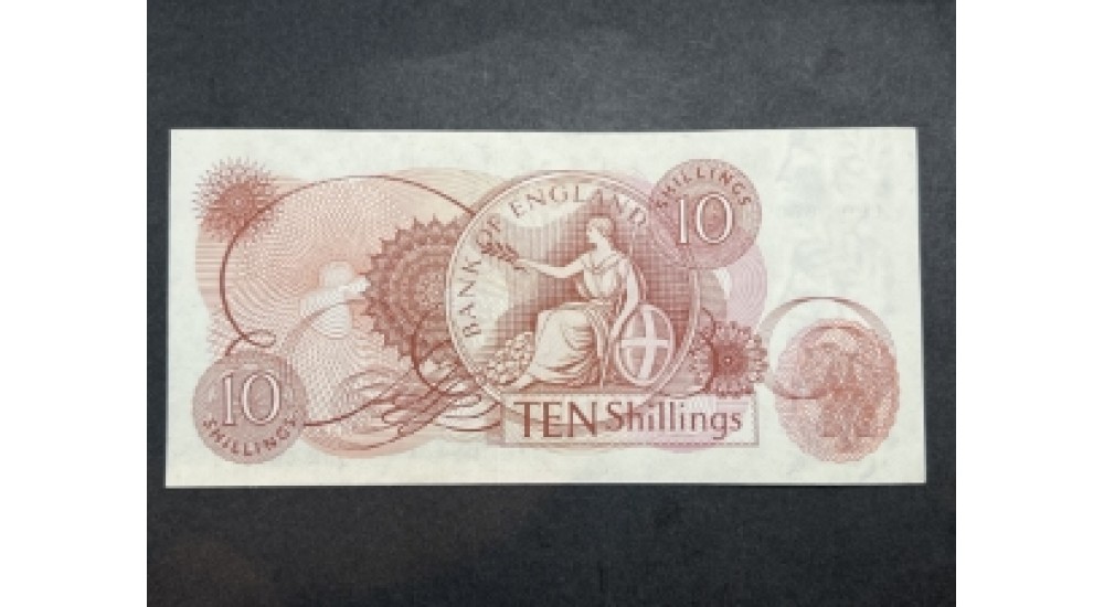Ten Shillings - Fforde - 1967 - C90N 660916 - UNC - H2713Banknotes Ten Shillings - Fforde - 1967 - C90N 660916 - UNC - H2713Banknotes