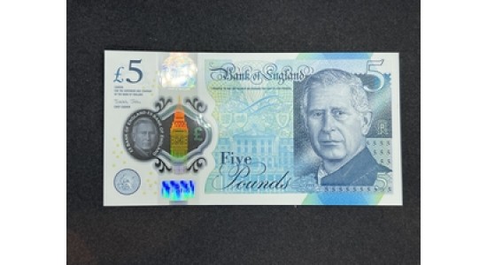 Five Pounds - John - 2024 - Charles III - CA09 755190 - UNC - H2947