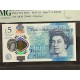 Five Pound - Clealand - 2015 - AK36 759604 - PMG 68 - UNC - B414 - H940Banknotes Five Pound - Clealand - 2015 - AK36 759604 - PMG 68 - UNC - B414 - H940Banknotes