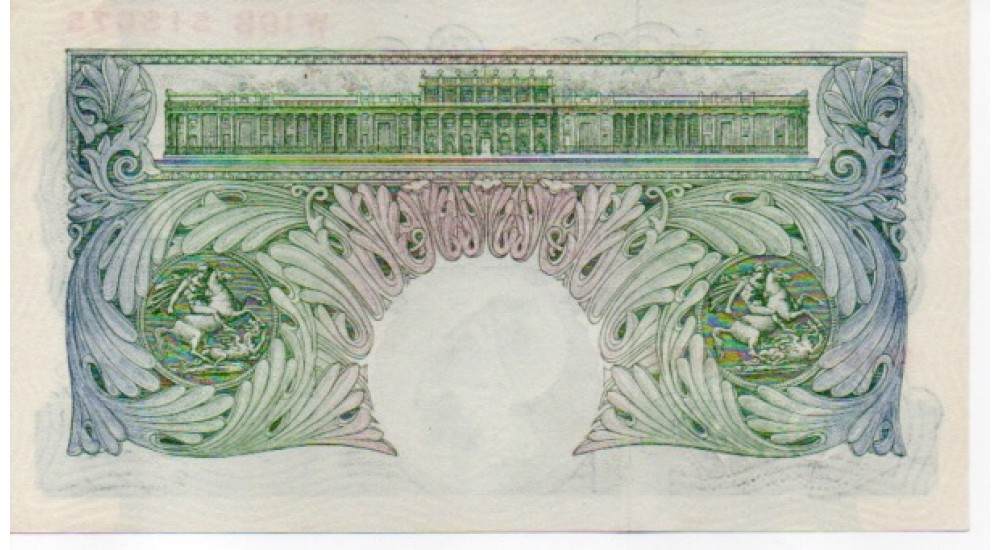 One Pound - Beale - 1950 - W10B 518675 - First Series - UNC - B268 - H1057Banknotes One Pound - Beale - 1950 - W10B 518675 - First Series - UNC - B268 - H1057Banknotes