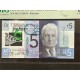 Five Pound FB/1 129678 Clydesdale Thorburn 2015 PMG 68 UNC - H945Banknotes Five Pound FB/1 129678 Clydesdale Thorburn 2015 PMG 68 UNC - H945Banknotes
