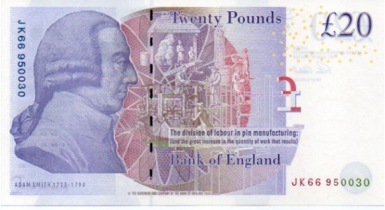 Twenty pound - Cleland - 2015 - JK66 950030 - UNC - B412 - H1012