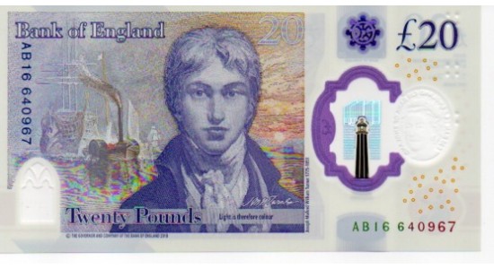 Twenty Pound - John - 2020 - AB16 640067 - 76 (10 OFF) - UNC - B416 - H996